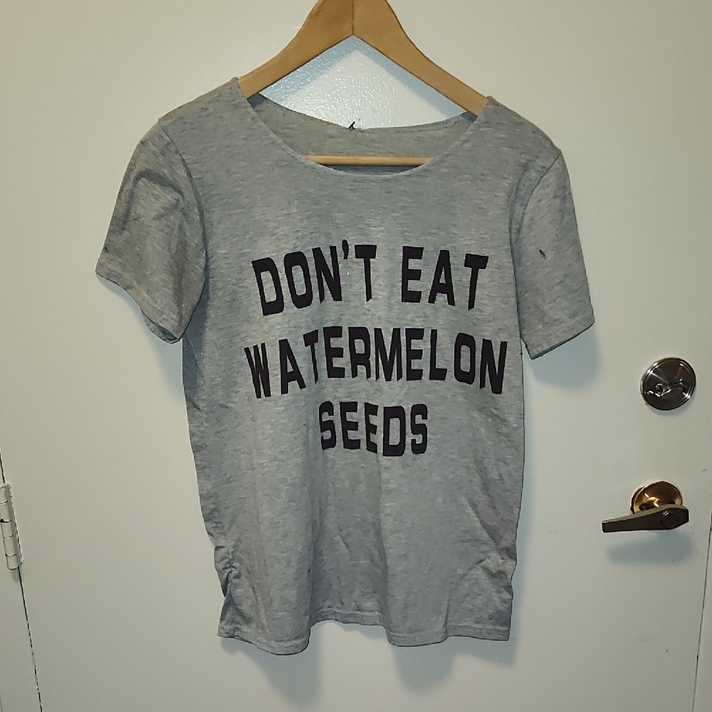 Gray Graphic Women's Top